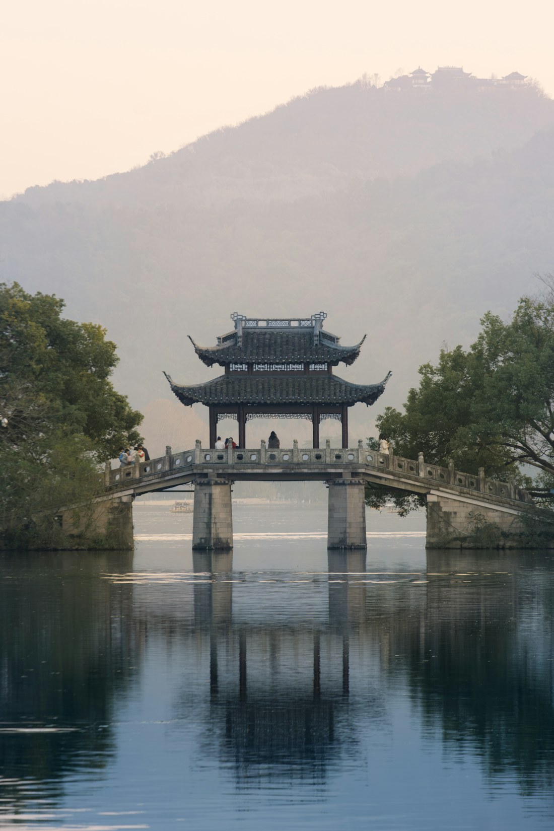 West Lake pavilion and bridge, Hangzhou